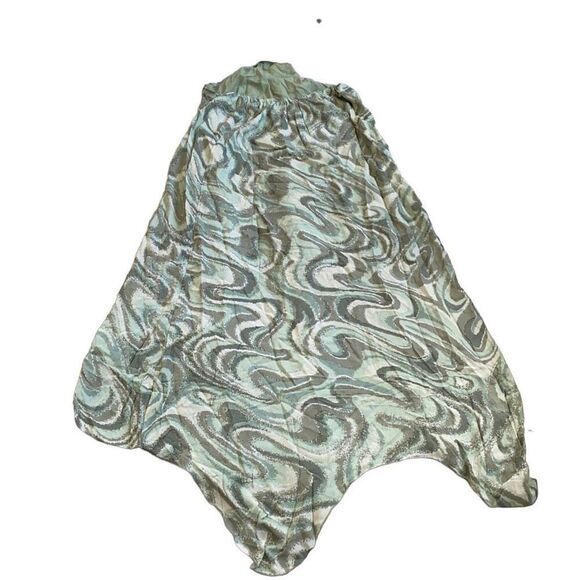 INDAH NWT Misha Bandeau Maxi Dress In Imagine Green Witchy Earth Goddess M/L - Picture 5 of 15